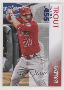 2020 Topps - Significant Statistics #SS-15 - Mike Trout