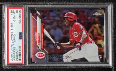 2020 Topps - Target Factory Set Rookie Variations Chrome - Refractor #20 - Aristides Aquino [PSA 10 GEM MT]