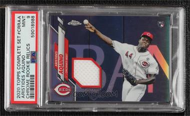 2020 Topps - Target Factory Set Rookie Variations Chrome Relics - Refractor #CRR-AA - Aristides Aquino [PSA 9 MINT]