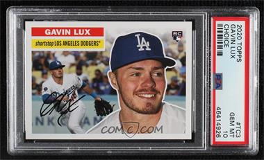 2020 Topps - Topps Choice #TC-3 - Gavin Lux [PSA 10 GEM MT]