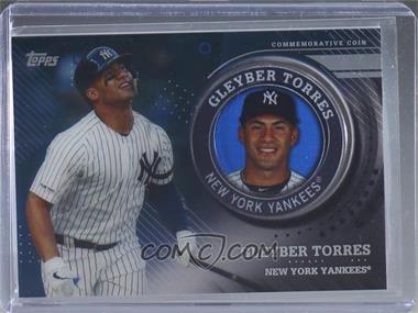 2020 Topps - Topps Player Medallions - Black #TPM-GT - Gleyber Torres /199