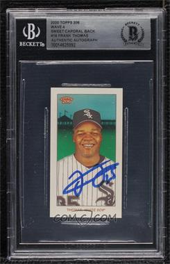 2020 Topps 206 Series 4 - [Base] - Sweet Caporal Ad Back #18 - Frank Thomas [BAS BGS Authentic]