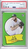 A.J. Puk [PSA 10 GEM MT]