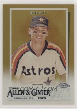 2020 Topps Allen & Ginter Chrome - [Base] - Gold Refractor #125 - Craig Biggio /50