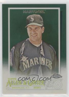 2020 Topps Allen & Ginter Chrome - [Base] - Green Refractor #33 - Edgar Martinez /99