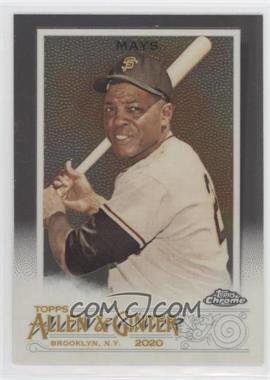 2020 Topps Allen & Ginter Chrome - [Base] #29 - Willie Mays