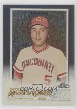 2020 Topps Allen & Ginter Chrome - [Base] #72 - Johnny Bench