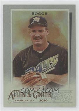 2020 Topps Allen & Ginter's - [Base] - Hot Box Silver Portrait #126 - Wade Boggs
