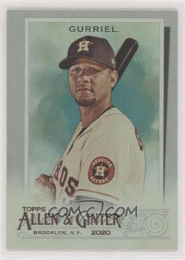 2020 Topps Allen & Ginter's - [Base] - Hot Box Silver Portrait #190 - Yuli Gurriel