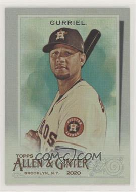 2020 Topps Allen & Ginter's - [Base] - Hot Box Silver Portrait #190 - Yuli Gurriel