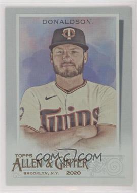 2020 Topps Allen & Ginter's - [Base] - Hot Box Silver Portrait #245 - Josh Donaldson