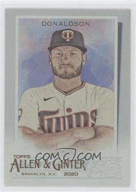 2020 Topps Allen & Ginter's - [Base] - Hot Box Silver Portrait #245 - Josh Donaldson