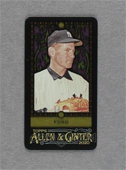2020 Topps Allen & Ginter's - [Base] - Mini Stained Glass #62 - Whitey Ford /25
