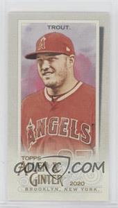 2020 Topps Allen & Ginter's - [Base] - Mini #352 - Exclusives Extended EXT - Mike Trout