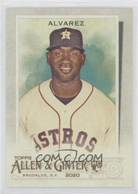 2020 Topps Allen & Ginter's - [Base] #118 - Yordan Alvarez