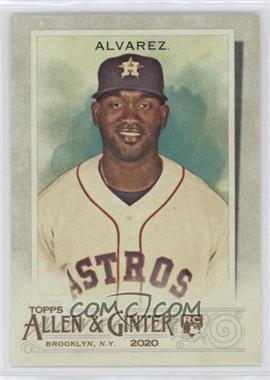 2020 Topps Allen & Ginter's - [Base] #118 - Yordan Alvarez