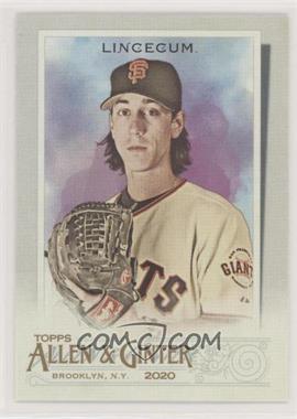 2020 Topps Allen & Ginter's - [Base] #7 - Tim Lincecum