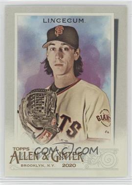 2020 Topps Allen & Ginter's - [Base] #7 - Tim Lincecum