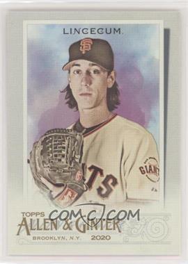 2020 Topps Allen & Ginter's - [Base] #7 - Tim Lincecum