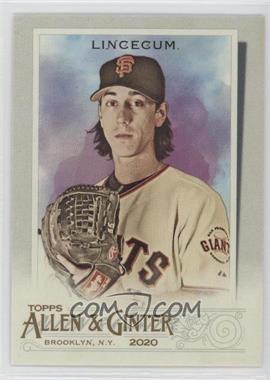 2020 Topps Allen & Ginter's - [Base] #7 - Tim Lincecum