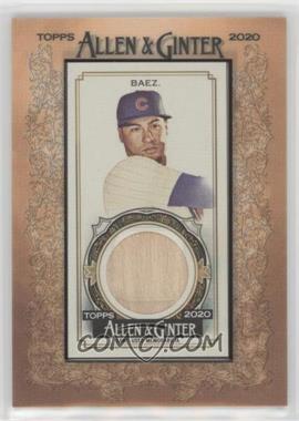 2020 Topps Allen & Ginter's - Framed Mini Relics #MFR-JB - Javier Baez