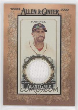 2020 Topps Allen & Ginter's - Framed Mini Relics #MFR-JM - J.D. Martinez