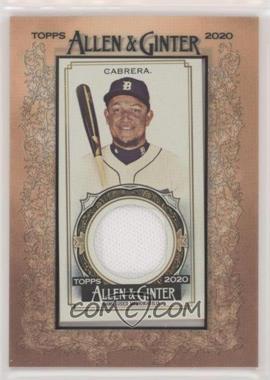 2020 Topps Allen & Ginter's - Framed Mini Relics #MFR-MC - Miguel Cabrera