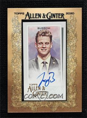 2020 Topps Allen & Ginter's - Mini Non-Baseball Autographs #MA-JBU - Joe Burrow