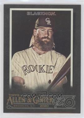 2020 Topps Allen & Ginter's X - [Base] #250 - Charlie Blackmon