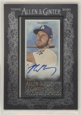 2020 Topps Allen & Ginter's X - Framed Mini Autographs - Black Frame #MA-MM - Max Muncy /25