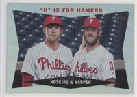 Rhys Hoskins, Bryce Harper #/50