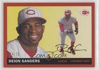 Cincinnati Reds Deion Sanders Sports Illustrated Cover Metal Print