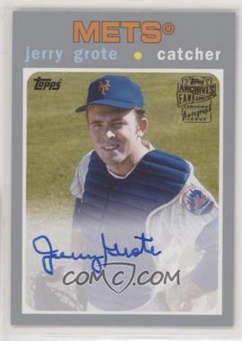 2020 Topps Archives - Fan Favorites Autographs - Silver #FFA-JG - Jerry Grote /99