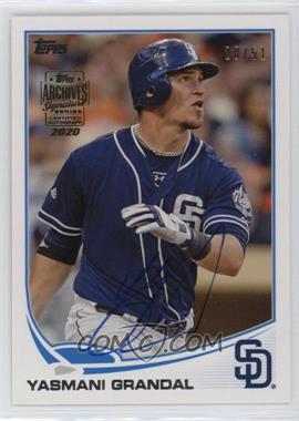 2020 Topps Archives Signature Series - Active Player Edition Buybacks #13T-438 - Yasmani Grandal (2013 Topps) /51