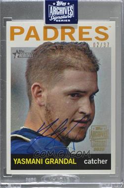 2020 Topps Archives Signature Series - Active Player Edition Buybacks #13TH-284 - Yasmani Grandal (2013 Topps Heritage) /37 [Buyback]