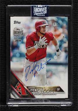 2020 Topps Archives Signature Series - Active Player Edition Buybacks #16T-403 - David Peralta (2016 Topps) /22 [Buyback]