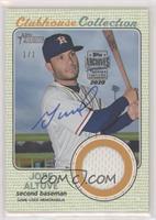 Jose Altuve (2017 Topps Heritage Clubhouse Collection Relics) #/1