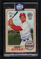 Jorge Alfaro (2017 Topps Heritage High Number) [Buyback] #/7