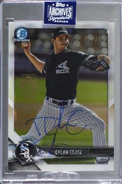 2020 Topps Archives Signature Series - Active Player Edition Buybacks #18BD-BDC-59 - Dylan Cease (2018 Bowman Chrome Draft) /24 [Buyback]