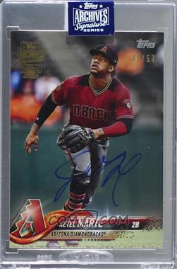 2020 Topps Archives Signature Series - Active Player Edition Buybacks #18TUS-US227 - Ketel Marte (2018 Topps Update Series) /57 [Buyback]