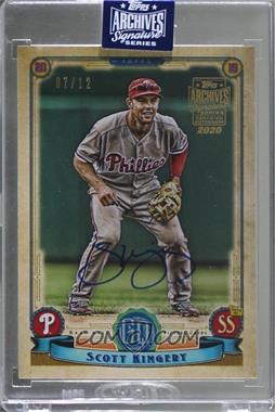 2020 Topps Archives Signature Series - Active Player Edition Buybacks #19TGQ-209 - Scott Kingery (2019 Topps Gypsy Queen) /12 [Buyback]
