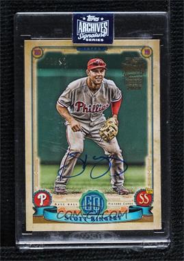 2020 Topps Archives Signature Series - Active Player Edition Buybacks #19TGQ-209 - Scott Kingery (2019 Topps Gypsy Queen) /12 [Buyback]