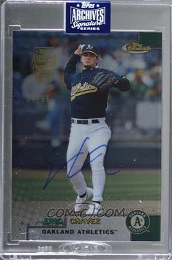 2020 Topps Archives Signature Series - Retired Player Edition Buybacks #99TF-227 - Eric Chavez (1999 Topps Finest) /55 [Buyback]