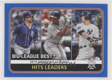 2020 Topps Big League - [Base] - Blue #241 - League Leaders - DJ LeMahieu, Rafael Devers, Whit Merrifield