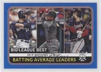 League Leaders - Ketel Marte, Anthony Rendon, Christian Yelich