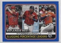 League Leaders - Alex Bregman, Nelson Cruz, Mike Trout [EX to NM]