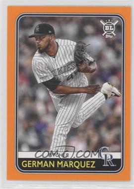 2020 Topps Big League - [Base] - Orange #131 - German Marquez