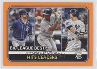 League Leaders - DJ LeMahieu, Rafael Devers, Whit Merrifield