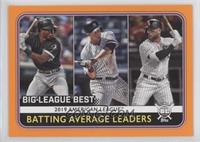 League Leaders - Yoan Moncada, DJ LeMahieu, Tim Anderson