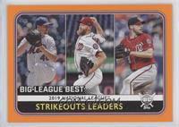 League Leaders - Max Scherzer, Jacob deGrom, Stephen Strasburg